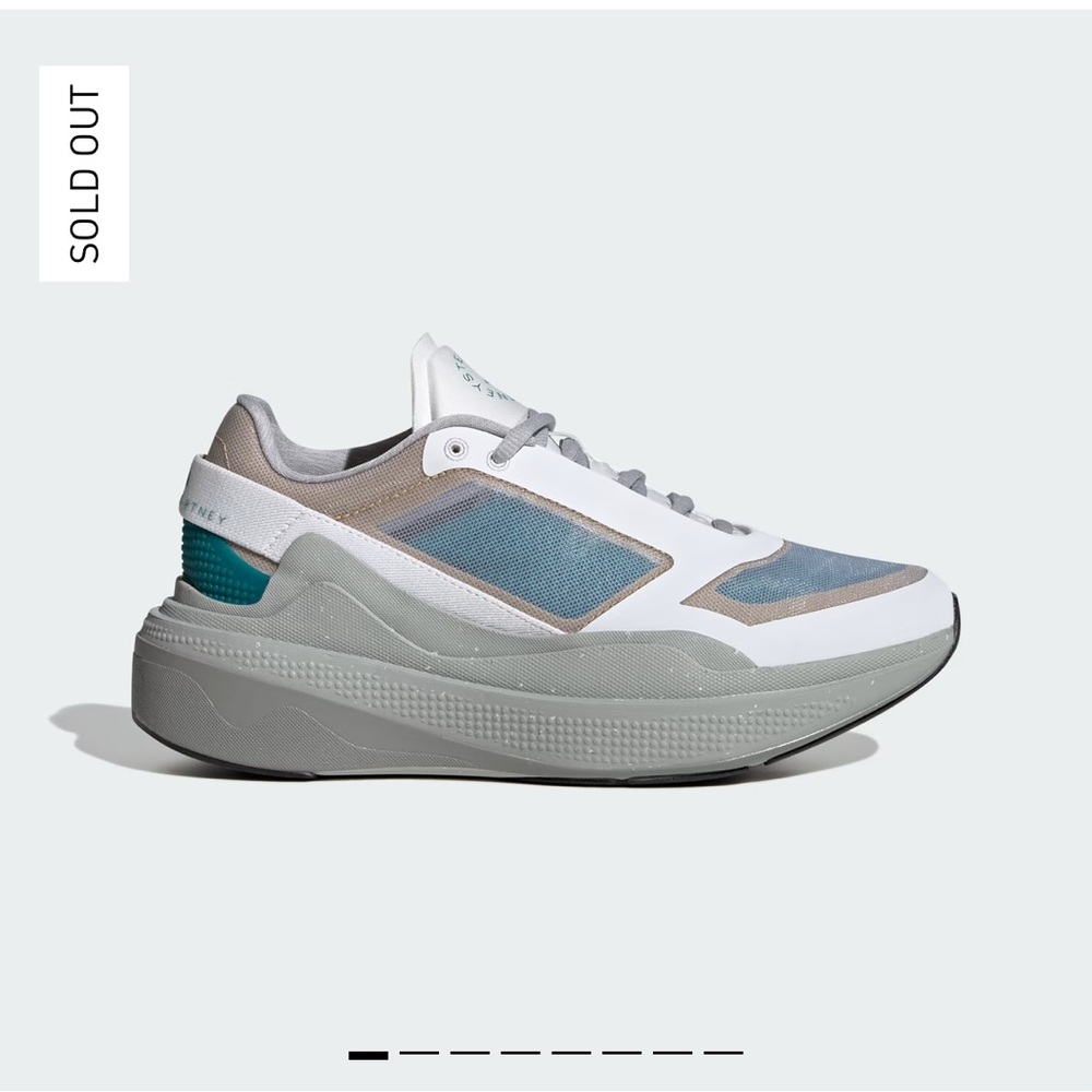 Adidas by Stella McCartney Energy Blue and White Mesh Shoes